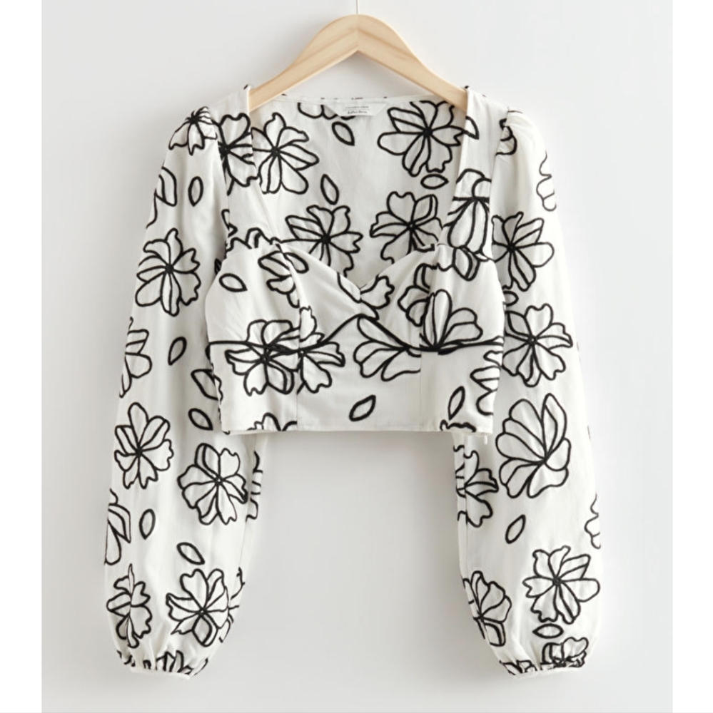 Cropped going out blouse